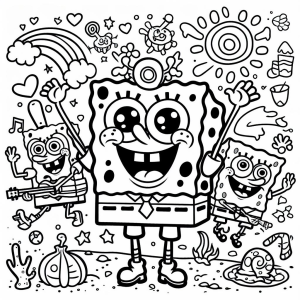 Alegria Subaquática com Bob Esponja