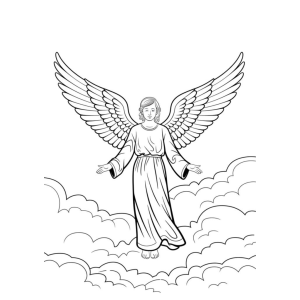 Anjo Celestial em Ascensão