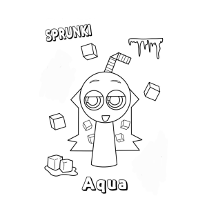 Aqua Sprunki: A Aventura Gelada