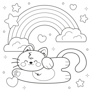 Arco-Íris e Gatinho Encantado