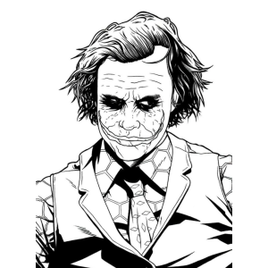 Arte Incrível do Coringa: Para Colorir!