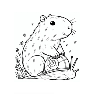 Aventura do Capivara e Caracol no Jardim