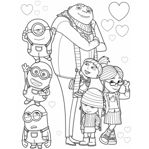Aventura de Colorir com Gru e os Minions