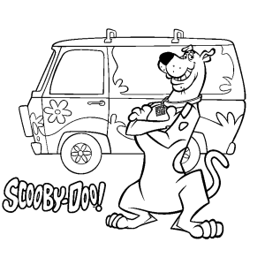 Aventura de Colorir com Scooby-Doo!