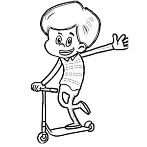 Aventura com Patinete do 3 Palavrinhas