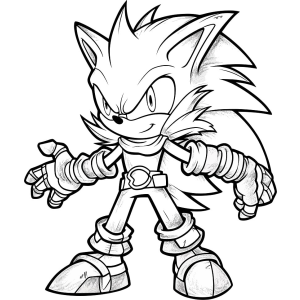 Aventura com Sonic: Pronto para Colorir