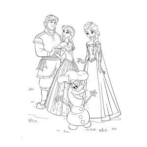 Aventura Congelante com Elsa, Anna, Kristoff e Olaf