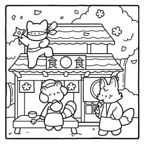 Aventura de Animais Ninja