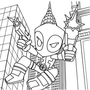 Aventura de Deadpool no Skyline