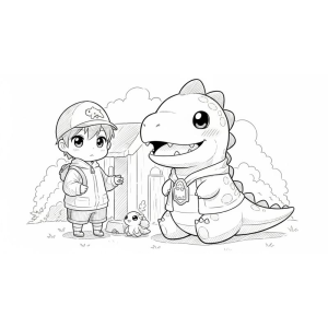 Aventura com Dinossauro Adorável