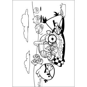 Aventura dos Angry Birds no Céu