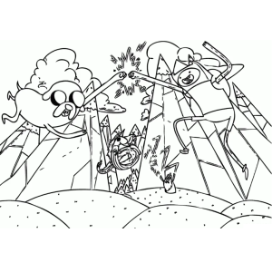 Aventura Épica de Finn e Jake nas Montanhas de Ooo