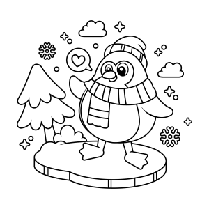 Aventura Gelada do Pinguim Fofo