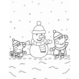 Aventura de Inverno com Peppa e George