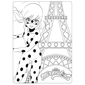 Colorindo a Aventura de Ladybug em Paris