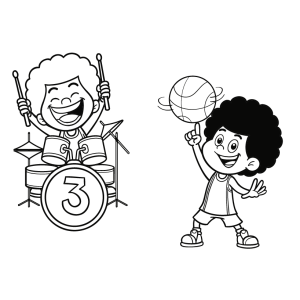 Aventura Musical e Esportiva com 3 Palavrinhas