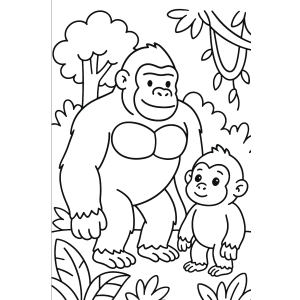 Aventura na Selva com King Kong e Filhote