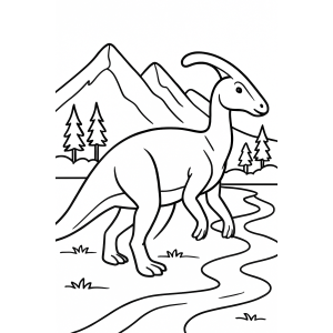 Aventura Pré-histórica com o Parasaurolophus