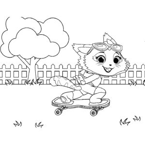 Aventura de Skate com Lampo dos 44 Gatos