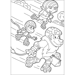 Aventura Sobre Rodas com Dora e Amigo Macaco