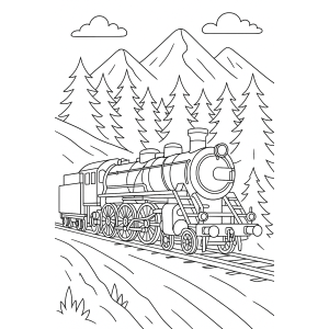 Aventura de Trem nas Montanhas