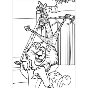 Aventuras de Alex e Marty no Circo de Madagascar