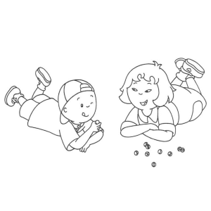 Explorando Aventuras com Caillou e Rosie