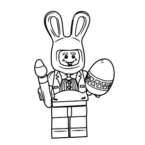 Aventuras do Coelho Lego na Páscoa