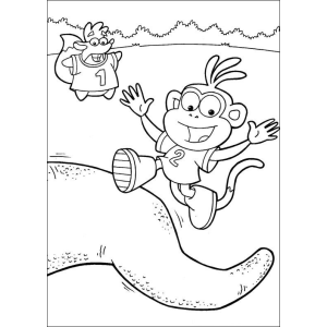 Aventuras Coloridas com Botas e seus Amigos