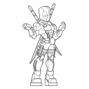 Aventuras Coloridas com Deadpool