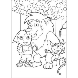 Aventuras Coloridas no Reino Animal com Dora e Amigos