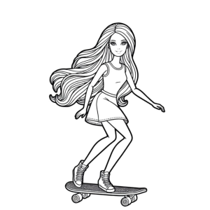 Aventuras de Skate com Barbie