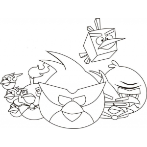 Aventuras dos Angry Birds: Emocionante Desafio de Colorir