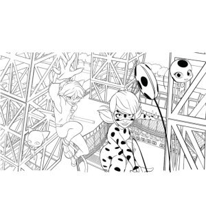 Aventuras de Ladybug e Cat Noir em Paris