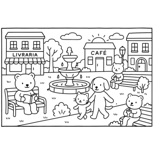 Aventuras no Parque com Amigos Animais