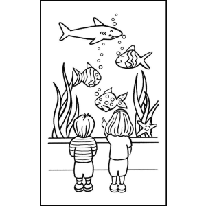 Aventuras Submarinas: Colorindo o Aquário