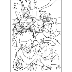 A Batalha Épica com Cell e Guerreiros Z