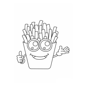 Batata Frita Kawaii Encantada