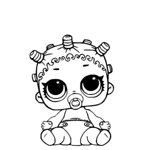 Divirta-se Colorindo Este Adorável Bebê LOL Surprise!