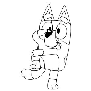 Brincando com Bluey: Hora de Colorir!