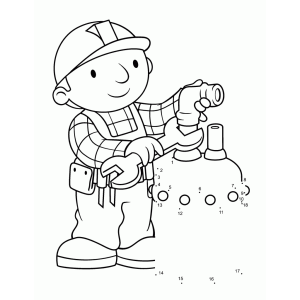 Divirta-se Colorindo com Bob, o Construtor