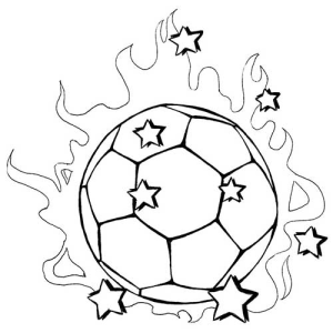 Bola de Futebol Estelar em Chamas!