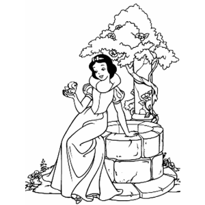 Encanto de Branca de Neve no Jardim