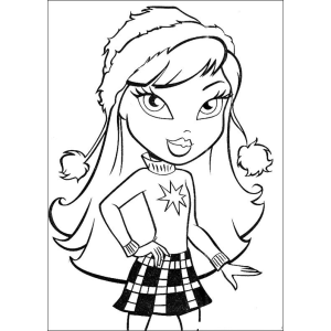Colorindo a Estrela Bratz no Inverno