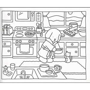 Cachorrinho Chef na Cozinha
