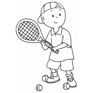 Caillou Pronto para o Tênis