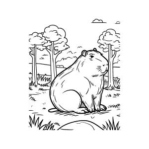 Capivara no Bosque