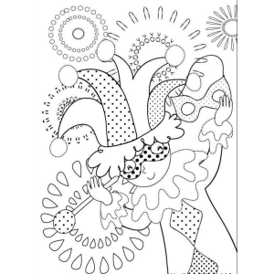 Carnavalesco Alegre: Pronto para Colorir