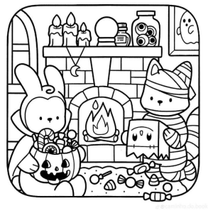 Cena de Halloween com Picnic Aconchegante