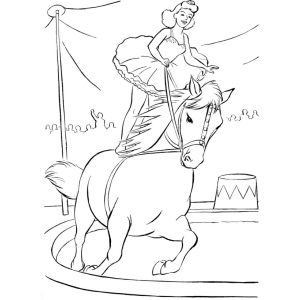 Circus Performer on Horseback Adventure